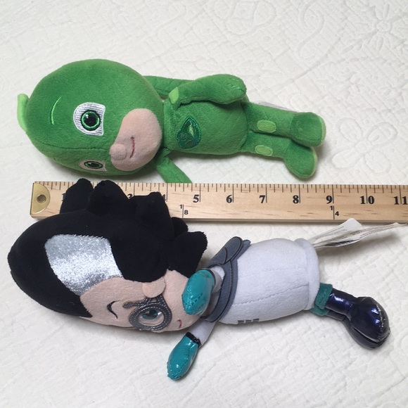 8”& 10” PJ Masks Greg and Romeo Plush Dolls - Picture 3 of 16